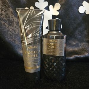 NWT Bath & Body Works Vanilla Noir Body Care Bundle- Black and Grey